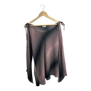 Miss California Asymmetric Top with Infinity Designs Shoulder Tie Off Shoulder